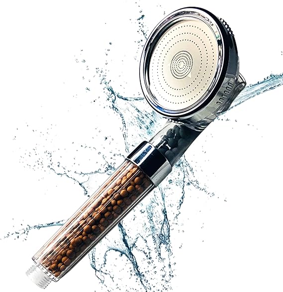 AlpenForce Shower Head with Handheld Spray Combo, Detachable Showerheld