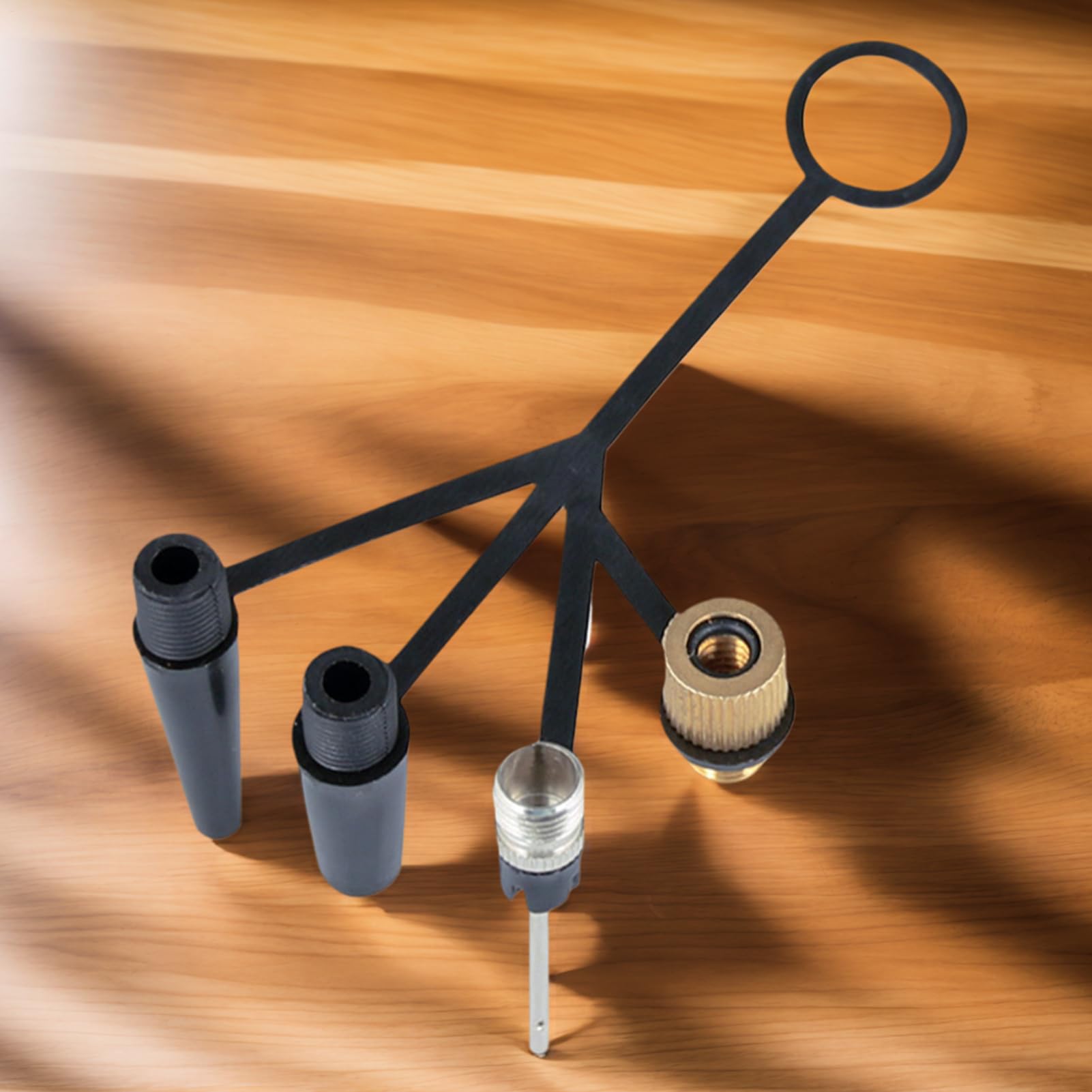 Adaptateur De Pompe à Vélo Universel – Embout 4 Griffes, Convertit Les Valves, Léger, Pour Maison, Atelier, Sport Et Voyages