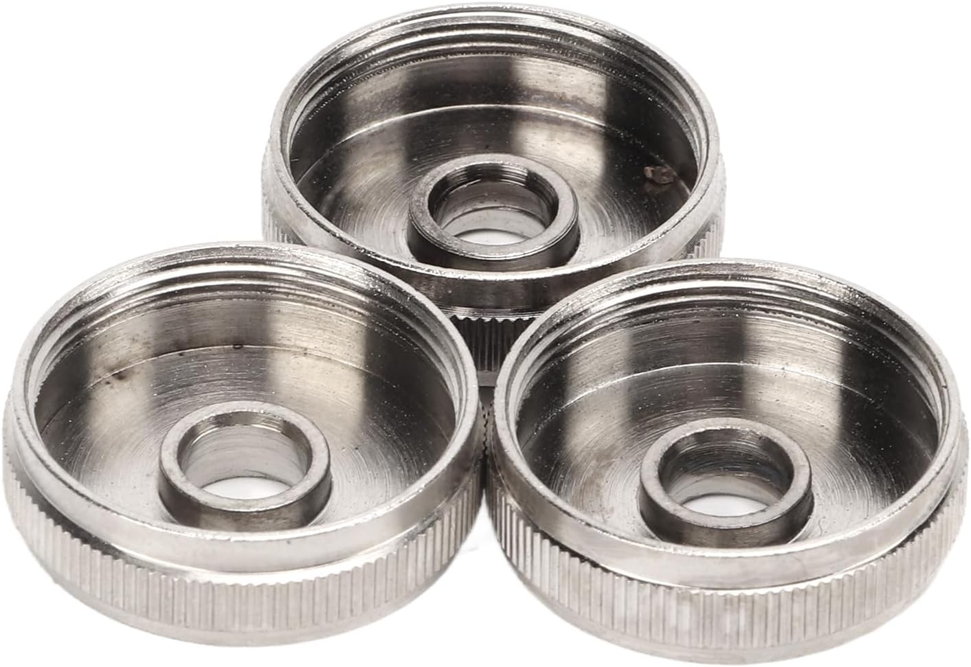 3Pcs Trumpet Valve Metal Silver Screw Piston Replacement for Musical Instrument Accessories (Trumpet Bottom Valve)