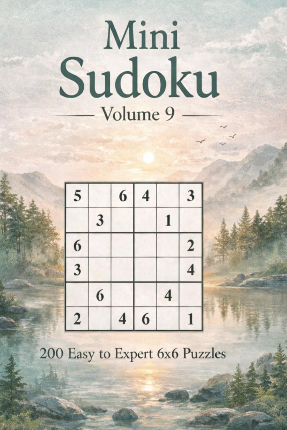 Mini Sudoku Volume 9: 200 Easy to Expert 6x6 Puzzles (Mini Sudoku Mastery Series)