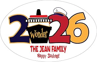 Cruise Ship Door Magnet 3 Design Choices, Choose Your Year Custom Decoration, Personalized Fun Party Decor - Magnetic Favors For Fridge, Locker, Whiteboard - Ships Stateroom for Your Cruise