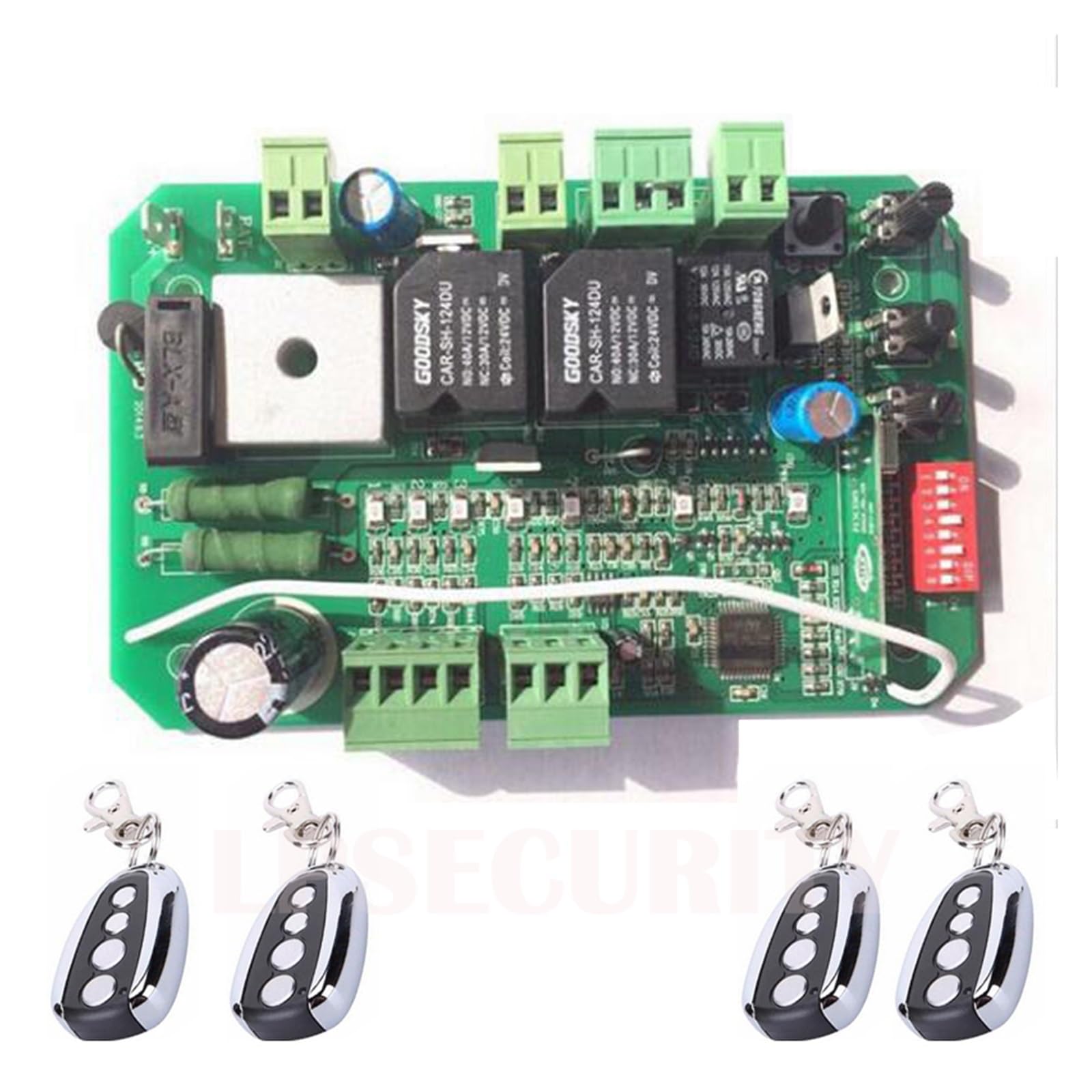 Elektrischer TüRöFfner, Toröffner-Steuereinheit-Motherboard-Motor-Controller-Platinenkarte For Schiebetor-Motoröffner(5 remote controls)
