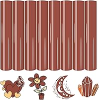 Vista 26 de Vinilo de Transferencia de Calor Bohemio Oscuro - 8 Hojas 12'' x 10'' Azul HTV Azul Egeo Vinilo para Planchar para Camisetas