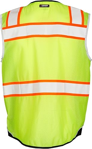 Miniatura 8 de ML Kishigo Chaleco de seguridad ANSI Clase 2 serie negra 15151516 Negro