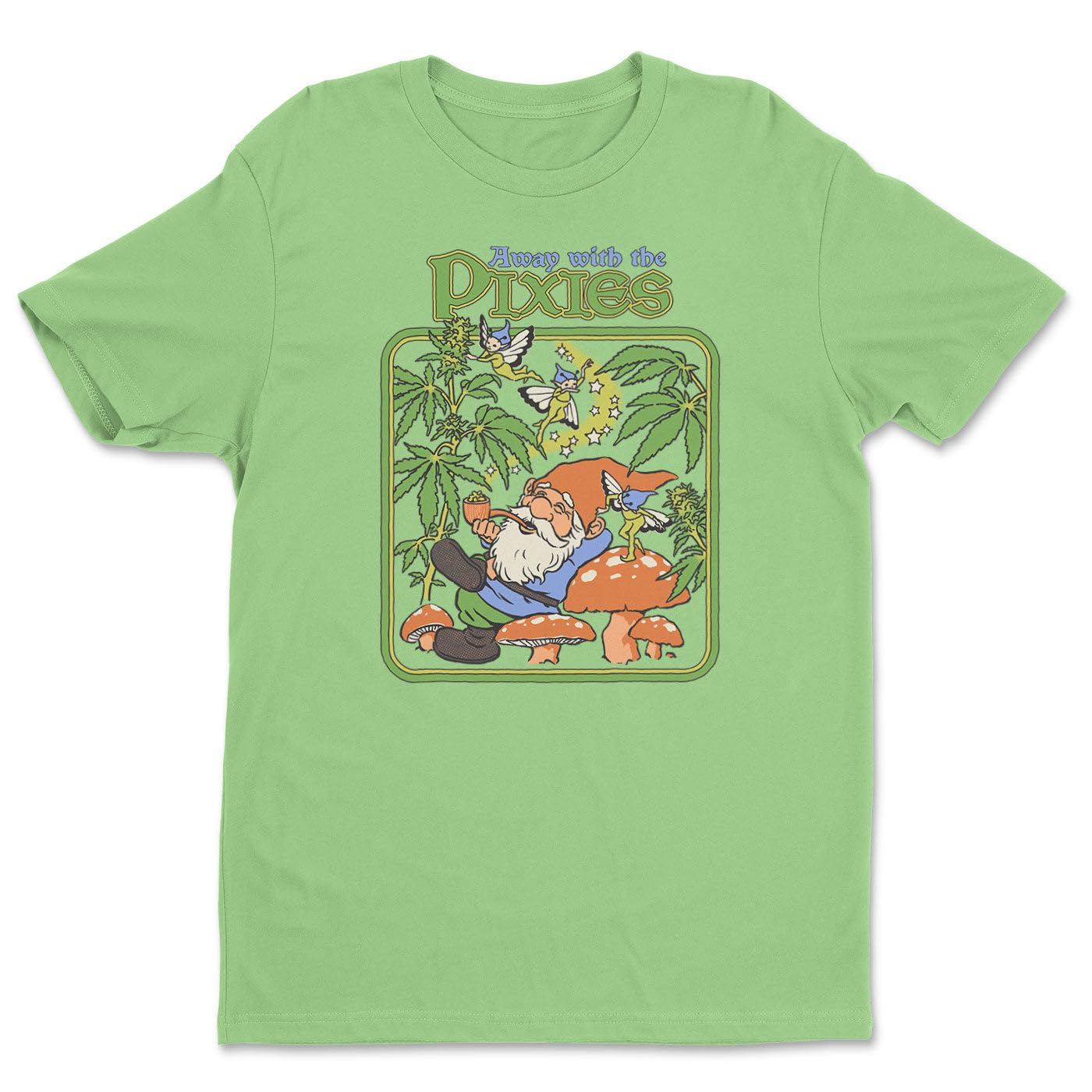T-Shirt Steven Rhodes Pixies Vert Menthe Coupe Confortable XL Homme - 2