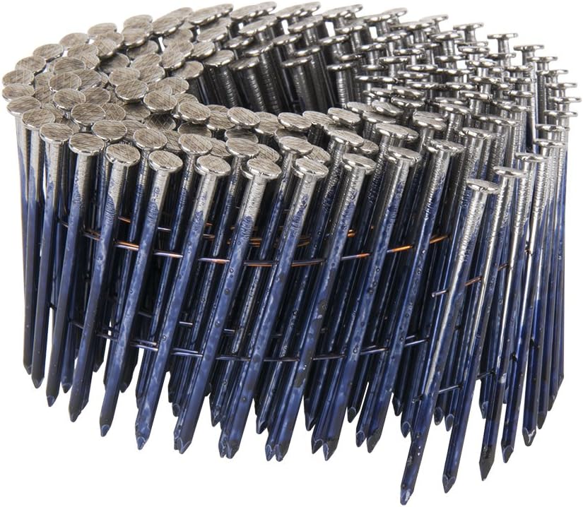 Metabo HPT 12406HHPT 2-1/4 In. x .099, Bright, Hardened, Smooth Shank Wire Coil Nail, For NV65AH2, 3000 Count