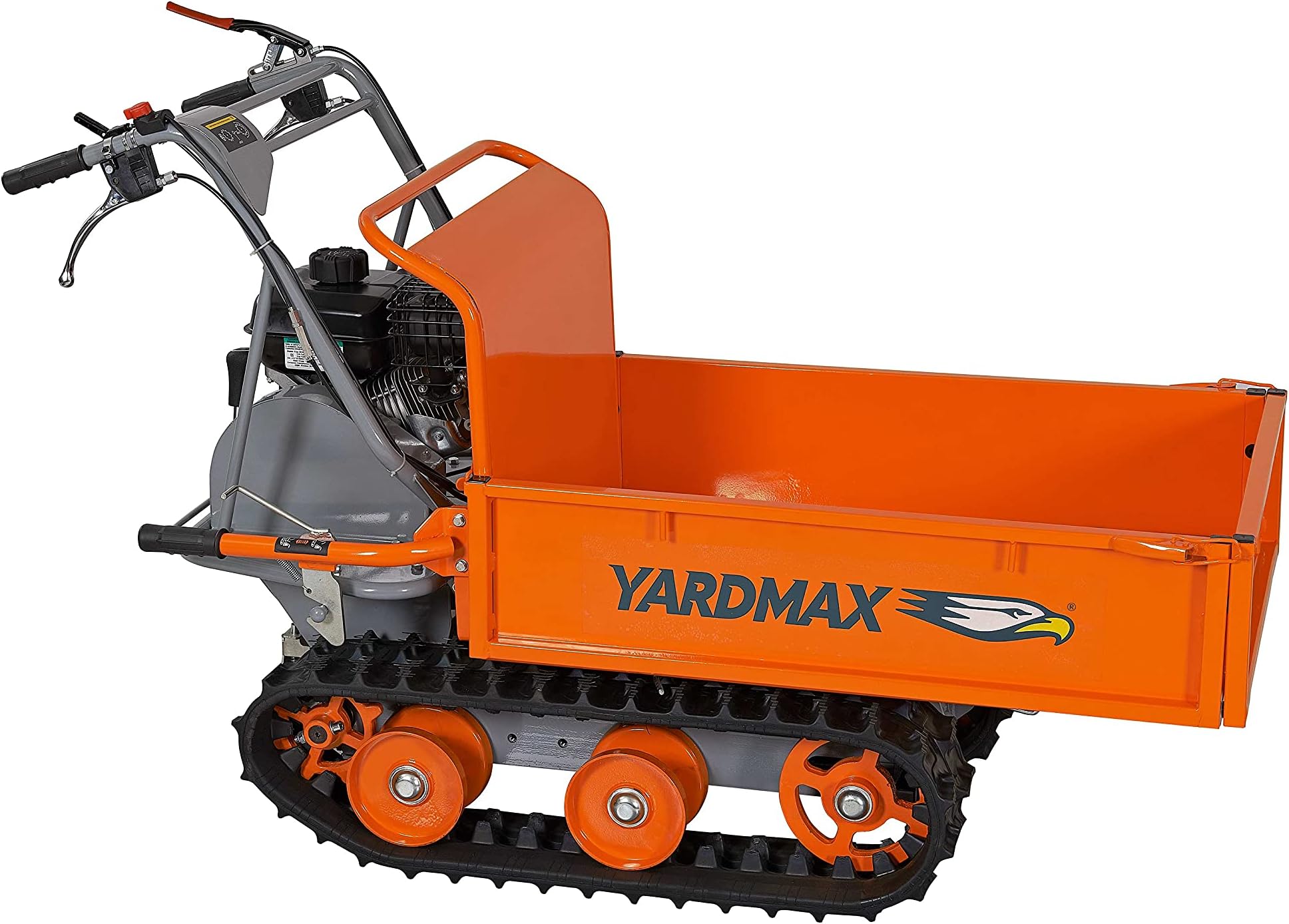 YARDMAX YD8203 Track Barrow, Briggs and Stratton, CR950, 6.5 hp, 208cc, 660 lb. Capacity