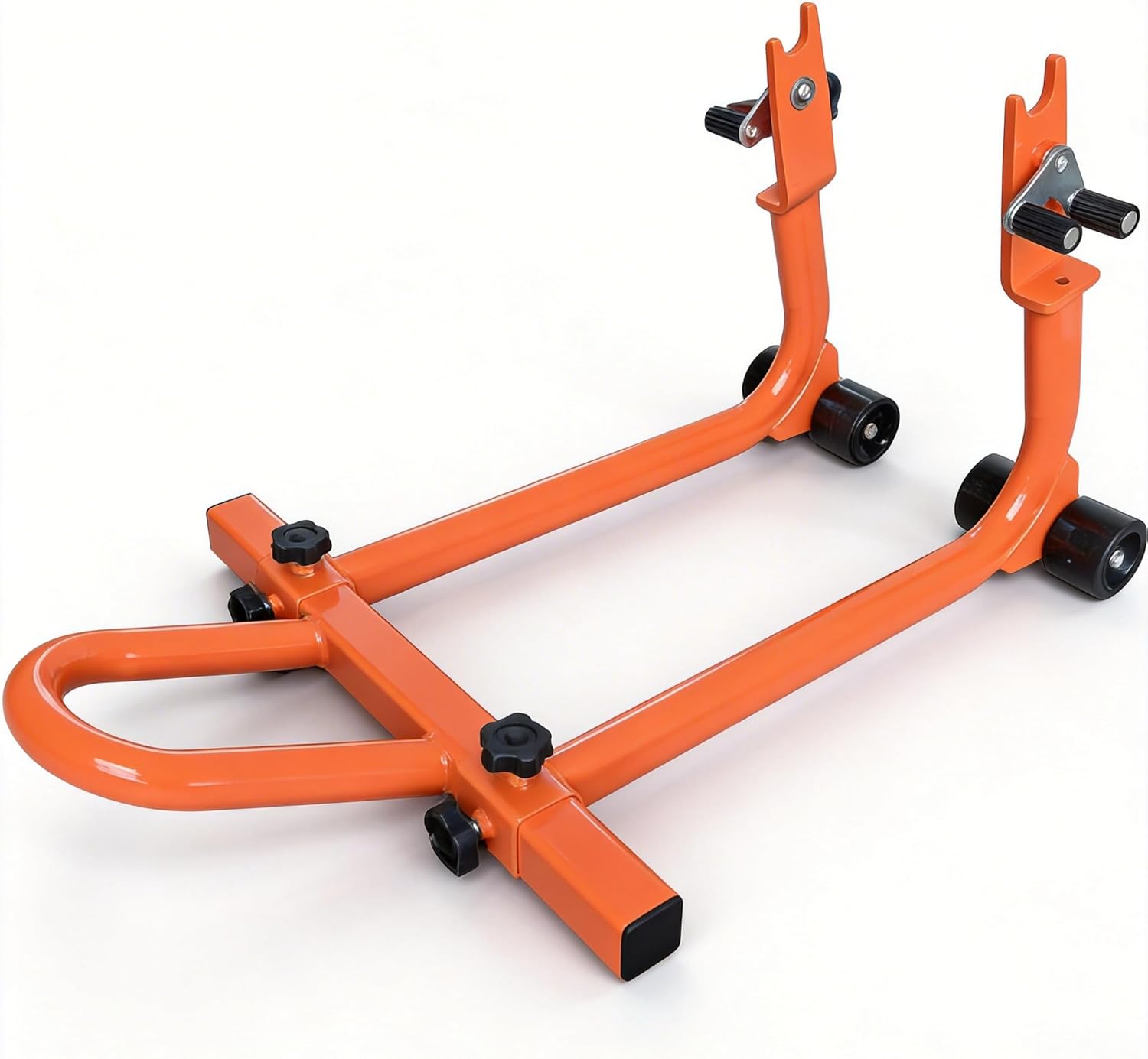 Heavy Duty 3-in-1 Motorcycle Rear Stand, 990LB Capacity Motorcycle Lift Stand with U+L Fork Swingarm Spool Adapters, Adjustable Motorcycle Stand for Yamaha Honda Kawasaki Suzuki Sport Bike Maintenance