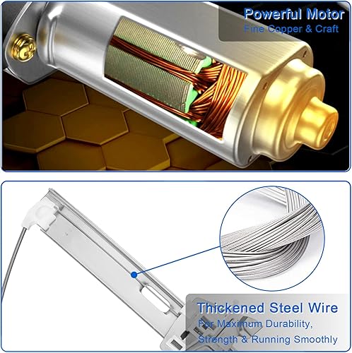 Miniatura 6 de Obaee 751-713 Elevalunas eléctrico trasero derecho del lado del pasajero con motor compatible con Ford Escape 2008 2009 2010 2011 2012, Mercury