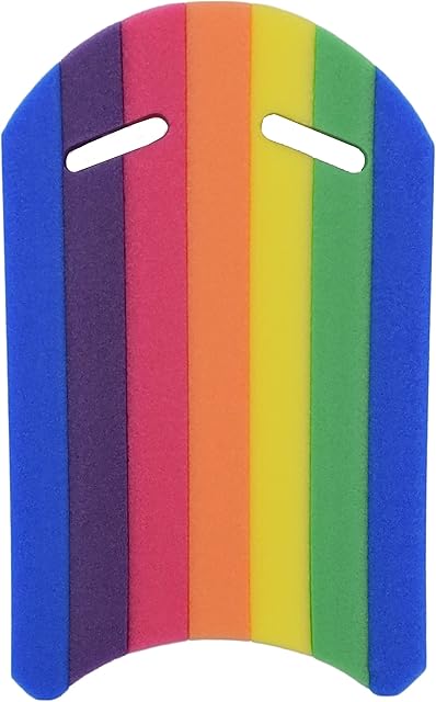 Kids Adults Kickboard Foam EVA Float Kick Board Learning Pool Swim Safety Aid (Rainbow)