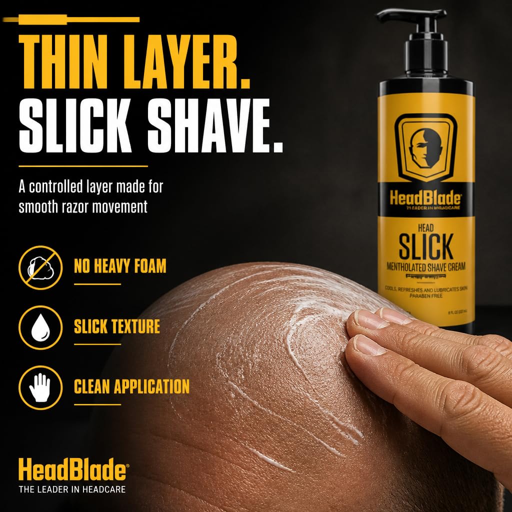 HeadBlade HeadSlick: Smooth Shave for Bald Men -2