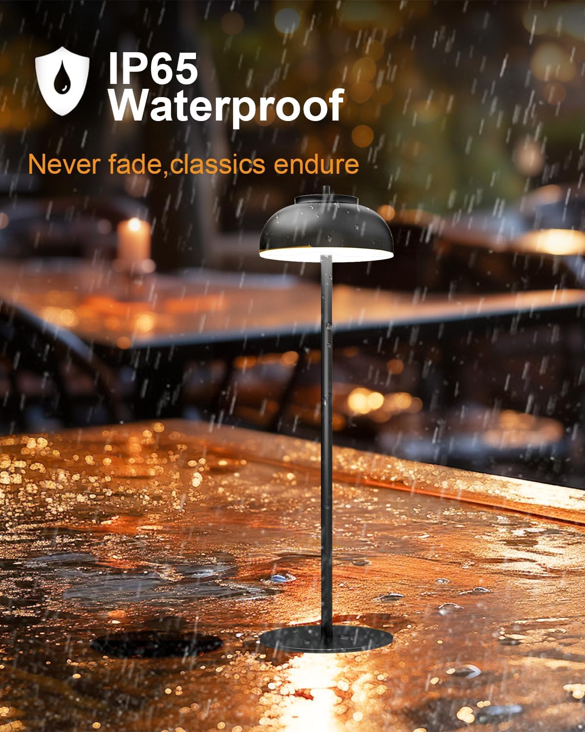 4 Pack Led Cordless Table Lamps Rechargeable,Table Lights Battery Operated-IP65 Waterproof-for Outdoor Patio/Restaurants/Home/Dinner/Table Lighting-Touch Control & Dimmable