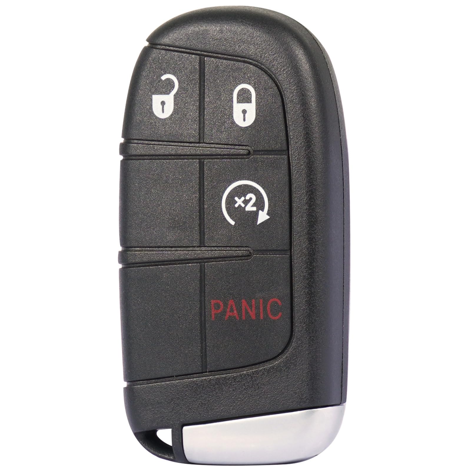 Replacement 4-Button Key Fob For Dodge Journey (2011-2020) & Others | With ID46 Chip