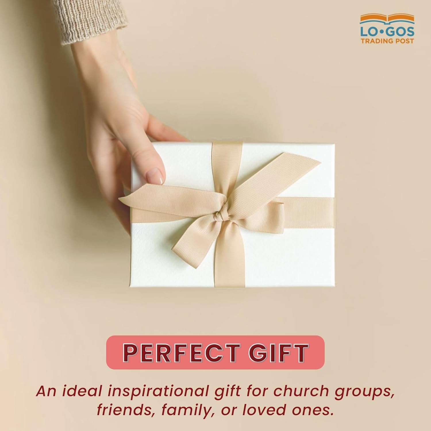 Logos Trading Post Cross Charm Keychain with Tassel - Minimalist Gold Cross Bag Charm - Image 7