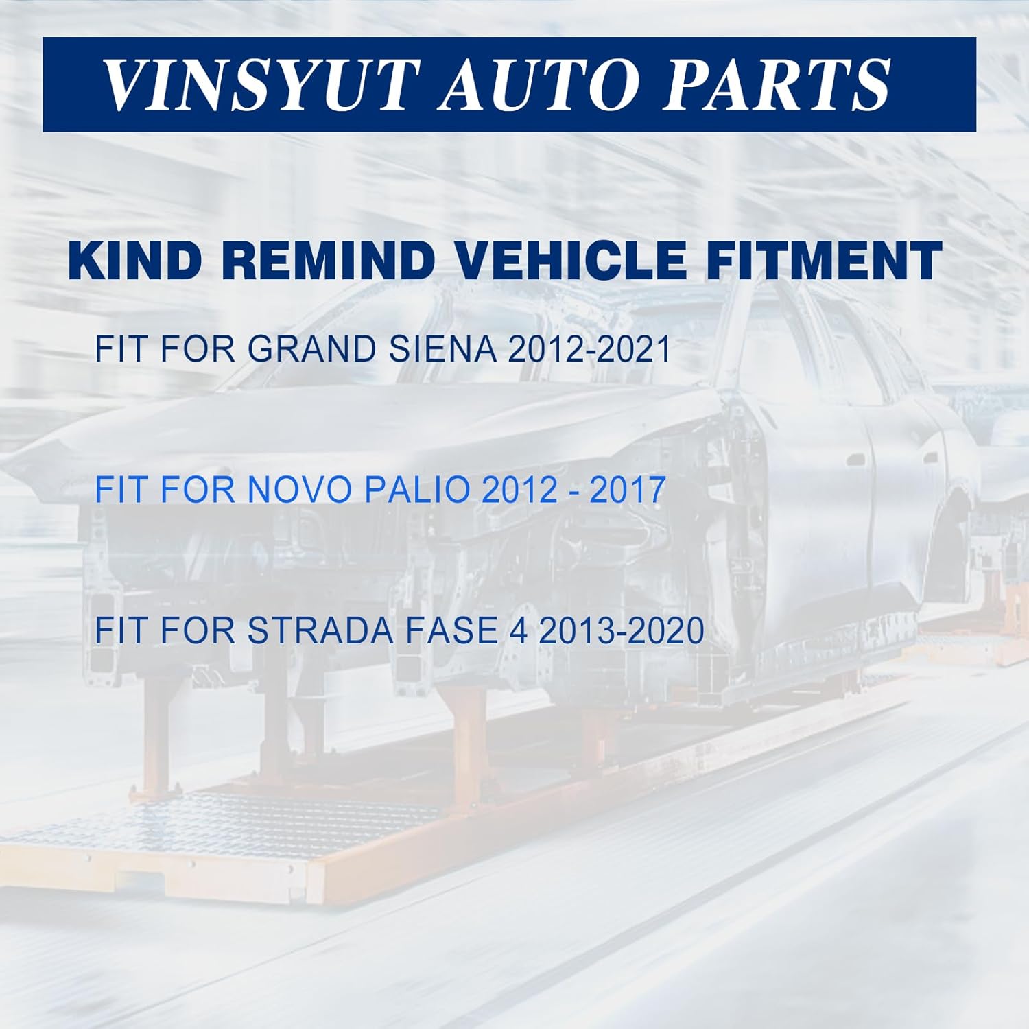 Engine Mount Trans Mount kit 3 for Grand Siena 1.6 2013-2021 for Palio Strada 2011-2018 Replacement 51921213 51921214 51847678 Vinsyut Engine