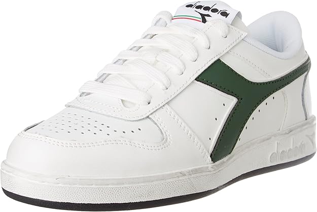 Diadora Women Magic Basket Demi Reptile Black White | De Schoenenfabriek