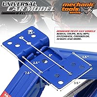 Vista 16 de M-AUTO 2.5 Ton Scissor Jacks Set of 4 for Travel Trailer, 23.5 Inches Maximum Extension Travel Trailer Stabilizer Jacks with Handle, Heavy-Duty Red