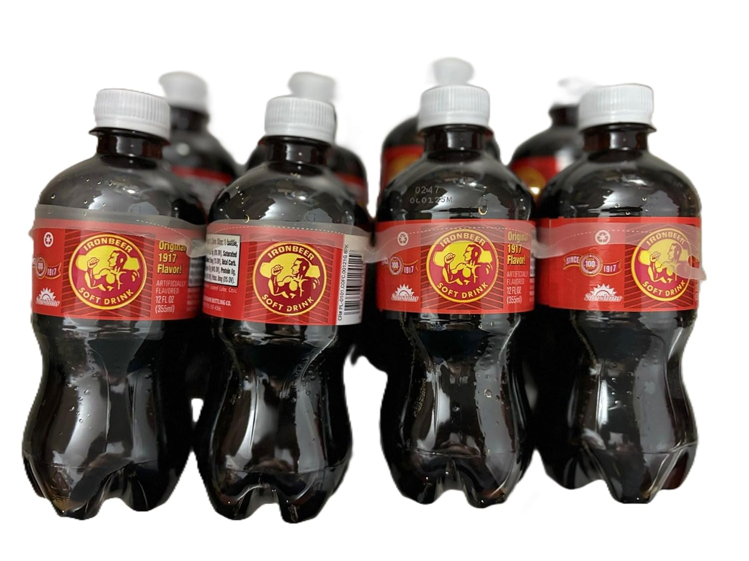 Iron Beer Cuban Soda, 12 oz, 8 Pack