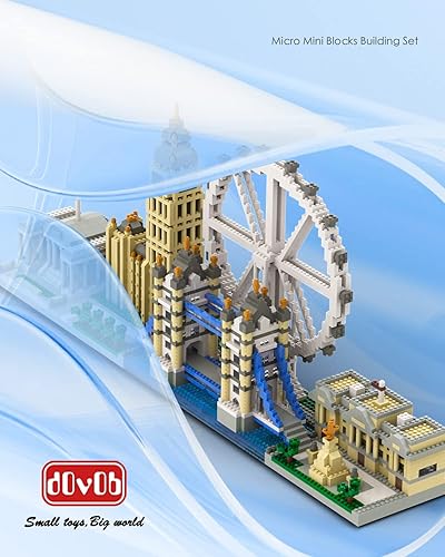 Miniatura 3 de dOvOb Architecture London Skyline Collection - Juego de microbloques y regalo para niños y adultos (3076 piezas)
