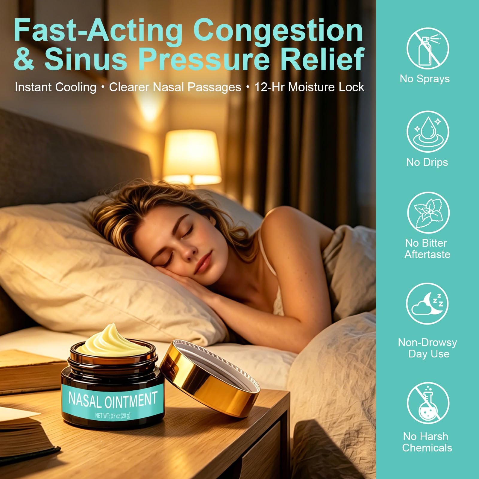 Nasal Ointment, Fast-Acting Congestion & Sinus Pressure Relief — Amazon image 2