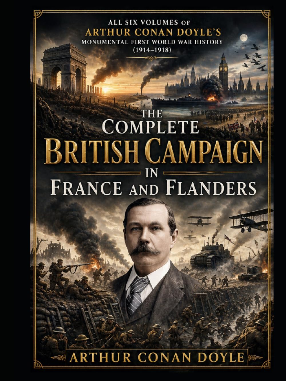 The Complete British Campaign in France and Flanders: All Six Volumes of Arthur Conan Doyle’s Monumental First World War History (1914–1918)