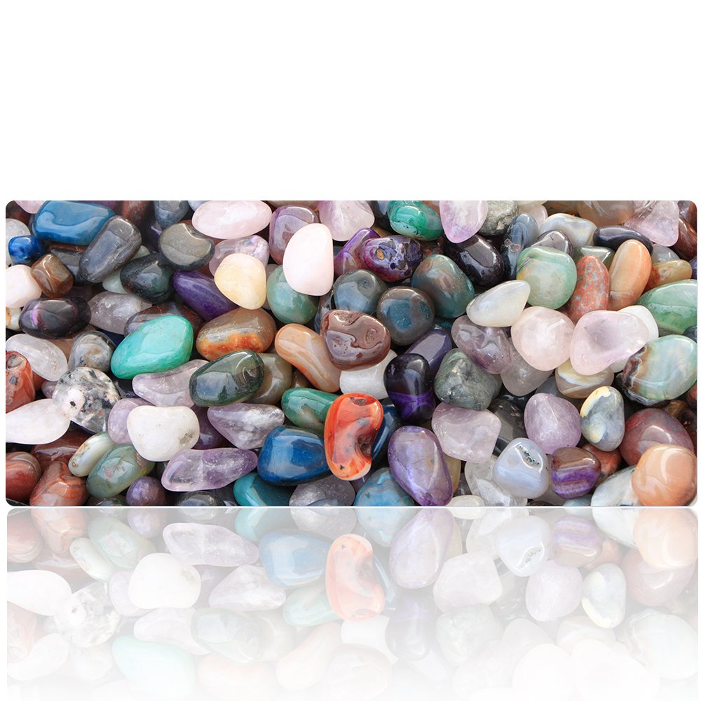 XXL Professional Large Mouse Pad & Computer Game Mouse Mat (35.4x15.7x0.1IN, 90x40 Cobble)