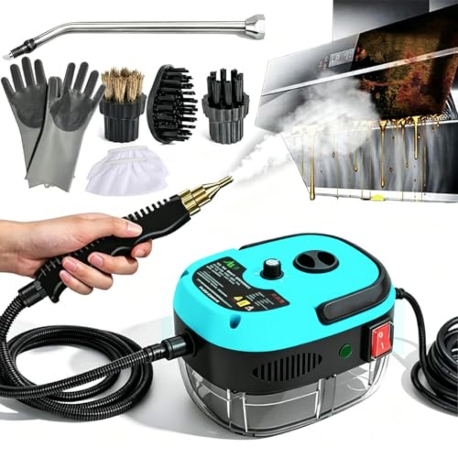 GXQKLSV 2500W Handheld High Pressure Steam Cleaner