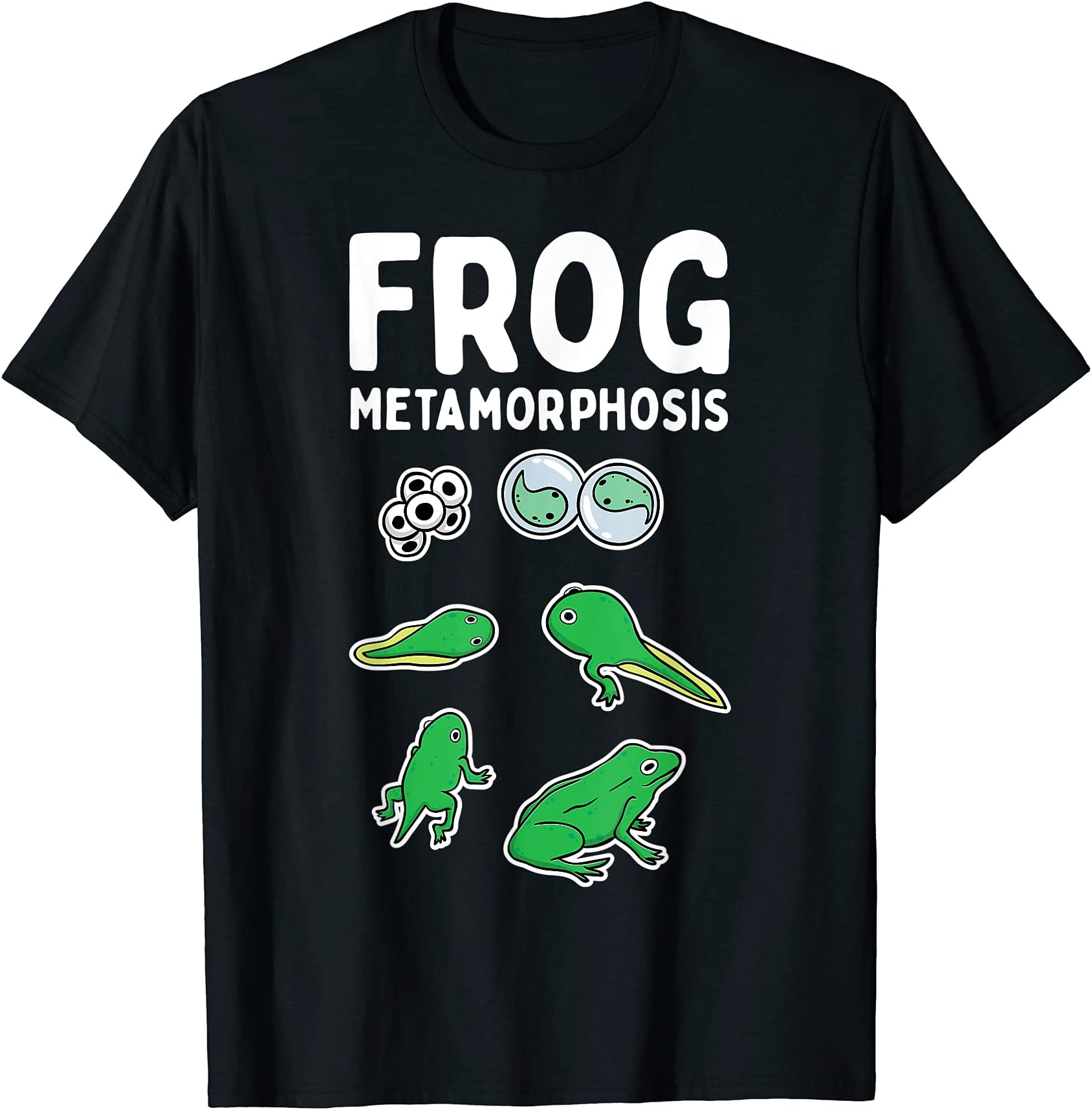 Frog Metamorphosis Frog Lifecycle Biology T-Shirt