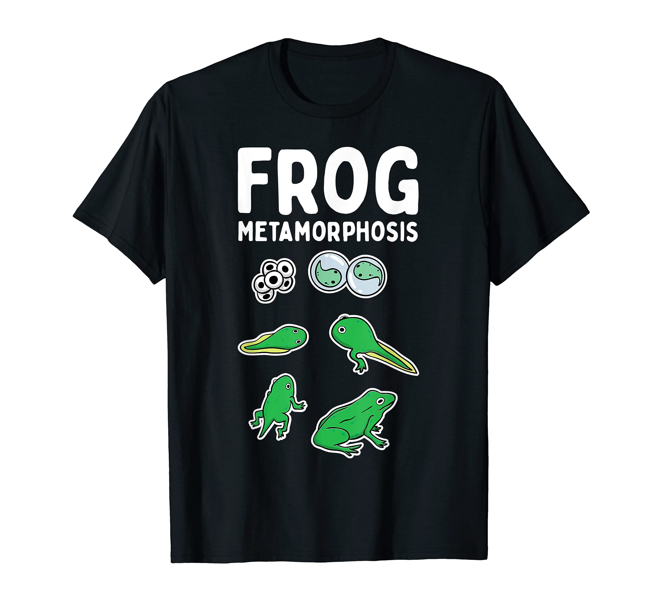 Frog Metamorphosis Frog Lifecycle Biology T-Shirt
