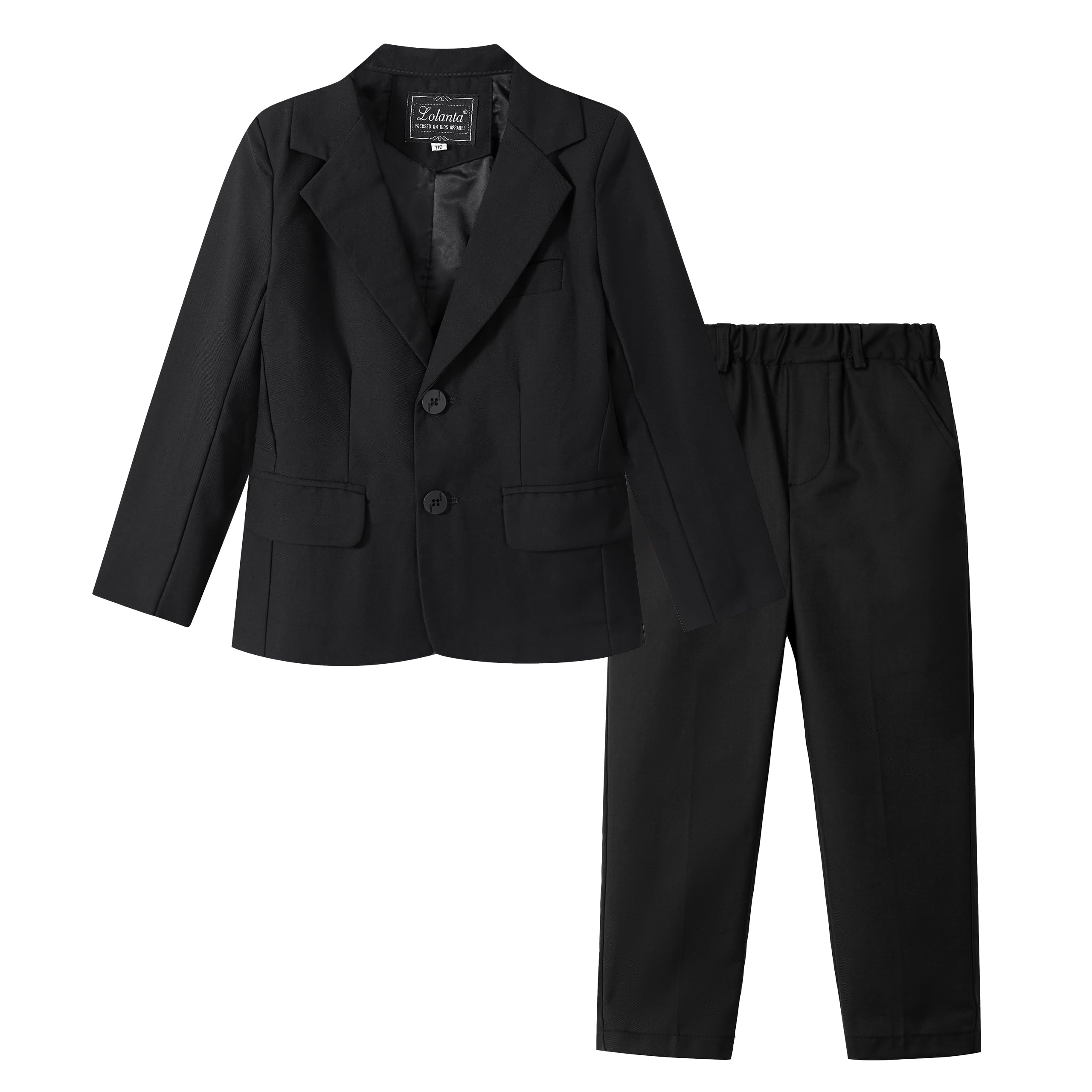 LOLANTA Completo da Ragazzo 2 Pezzi Blazer e Pantaloni per Bambini, Abbigliamento per Il Tempo Libero o Abito da Festa di Nozze, 2-13 Anni