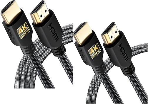 PowerBear 4K HDMI Cable 6 ft & 10 ft Bundle