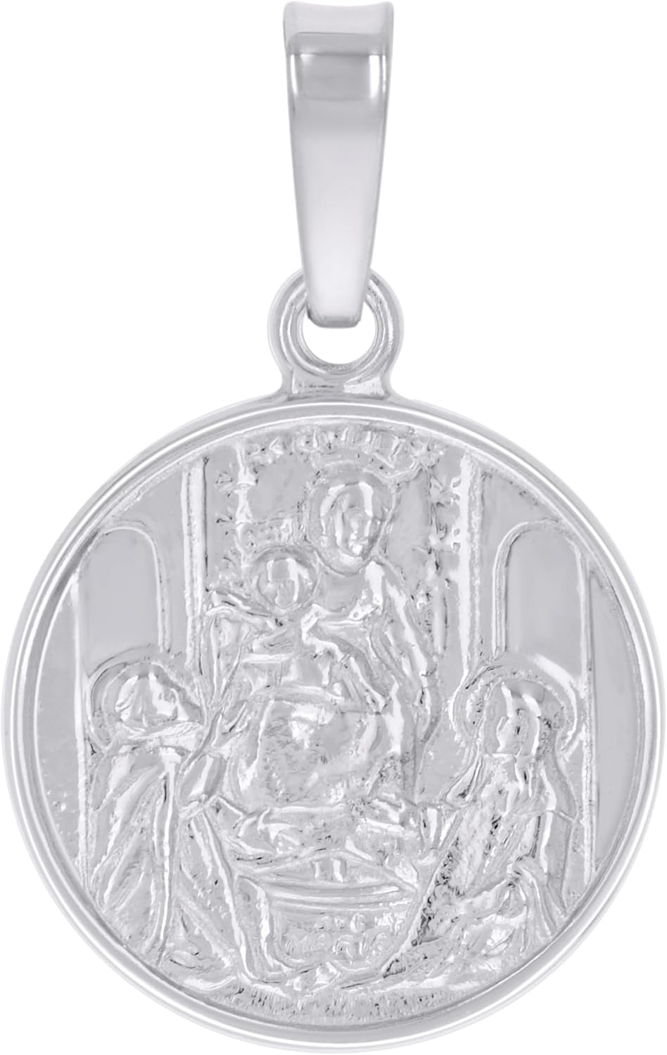 Jewels By Lux Sterling Silver Unisex Religious Charm Pendant