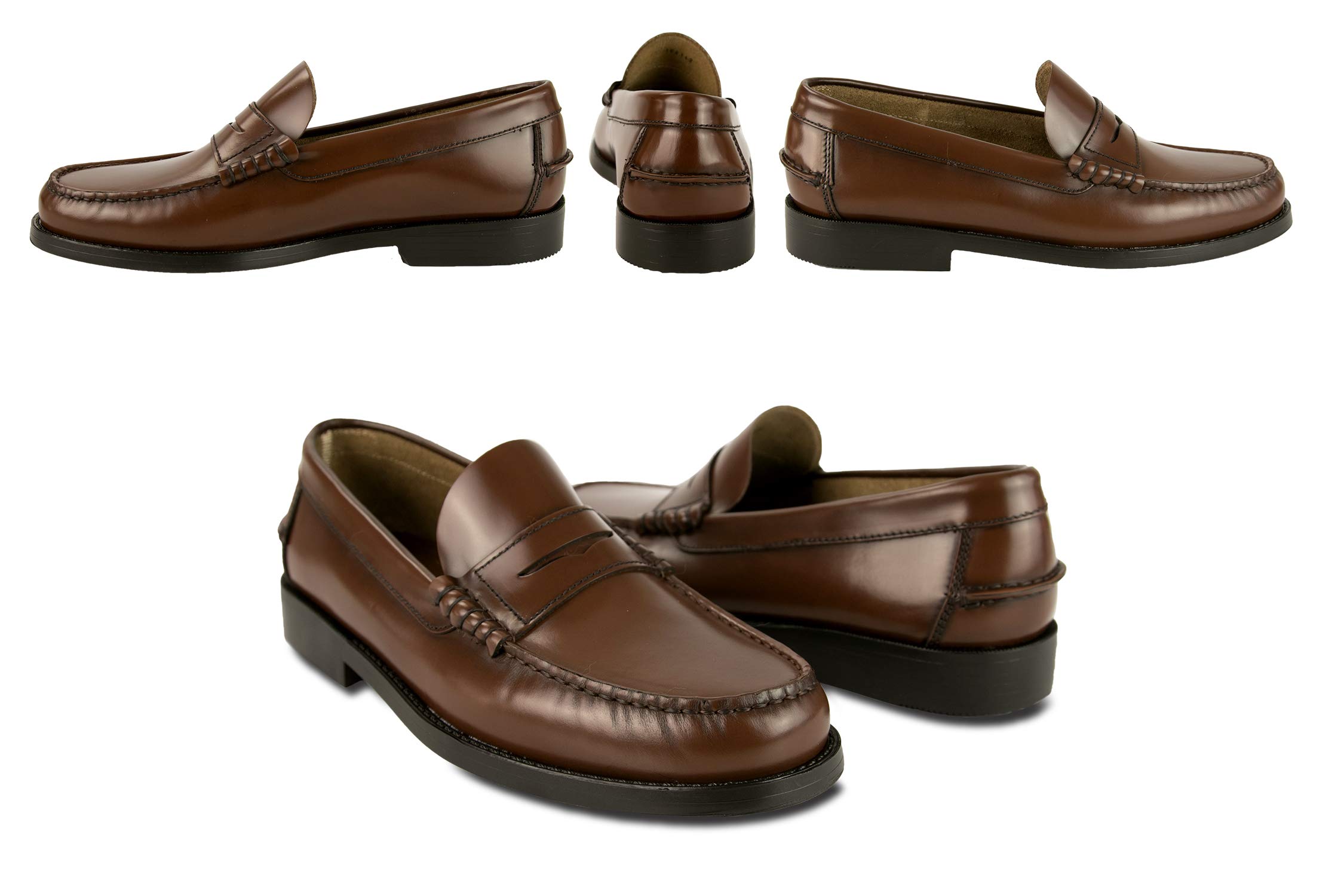 Zerimar Scarpe Uomo Pelle Taglie Grandi | Scarpa Mocassino Uomo | Scarpe Elegante | Mocassino Casuale Uomo Pelle | Fabbricato in Spagna