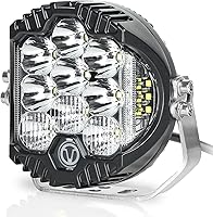 Vista 2 de Luz LED redonda para todo terreno de 7 pulgadas con DRL, barra de luz LED de conducción de 90 W, luz de trabajo combinada de inundación puntual