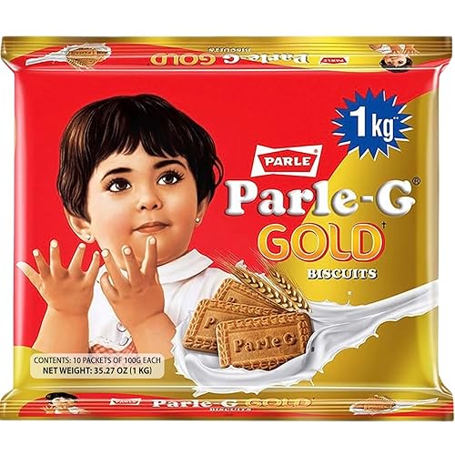 Parle -G Galletas de Oro, 2.2 lbs (10 pack de 3.53 oz)