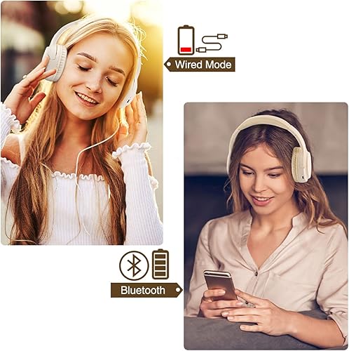 Miniatura 4 de SN-A2 - Auriculares inalámbricos Bluetooth con micrófono, auriculares ligeros en la oreja, graves profundos, Bluetooth 5.3, tiempo de reproducción