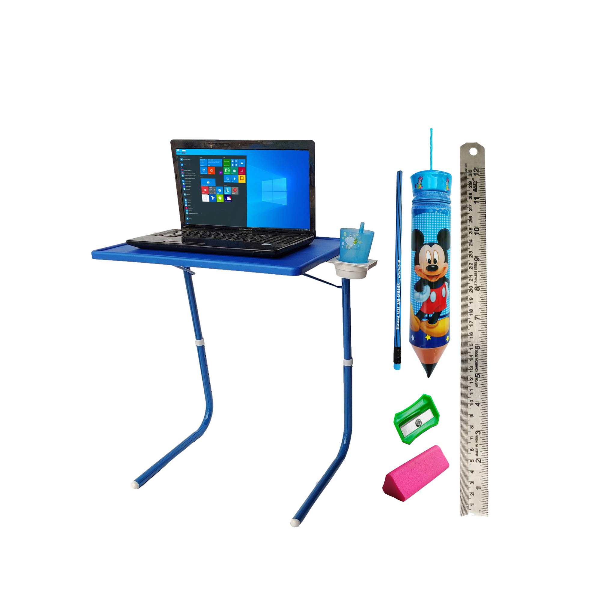 SAI PRASEEDA Metal Mate Laptop Utility Table with Accessories Micky Mouse Pouch Set SP2 Blue (B08JWMVBQ3) Amazon Price History, Amazon Price Tracker