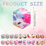 20pcs Knitting Needle Stoppers, Silicone Hexagon Print Knitting Needle End Caps with Storage Box Knit Supplies Accessories for 2.5-9mm Needles