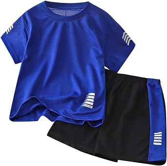 Toddler Baby Jogger Sets Girl Boy Kids Sweatsuit Clothes T-Shirt Shorts Sleeve Sweatshirts Tops Pants Joggers Outfits