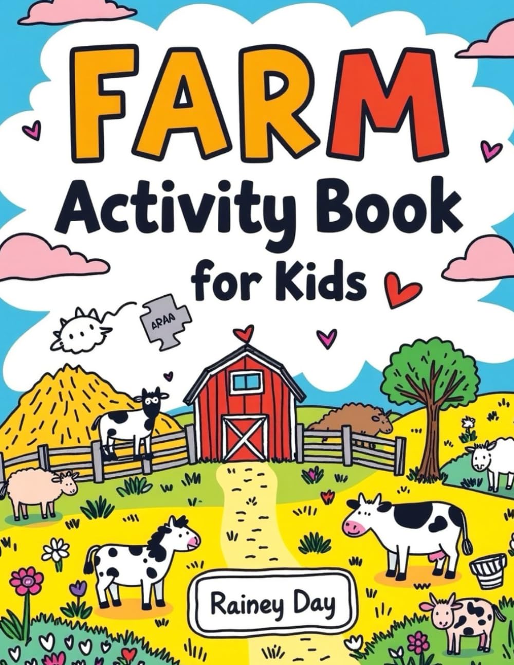 Farm Activity Book for Kids: A fun playbook all about the Farm