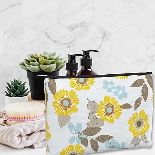 Miniatura 2 de Bolsa de maquillaje abstracta, mini bolsa de aseo portátil de viaje, organizador de brochas de maquillaje, accesorios estéticos, bolsa de