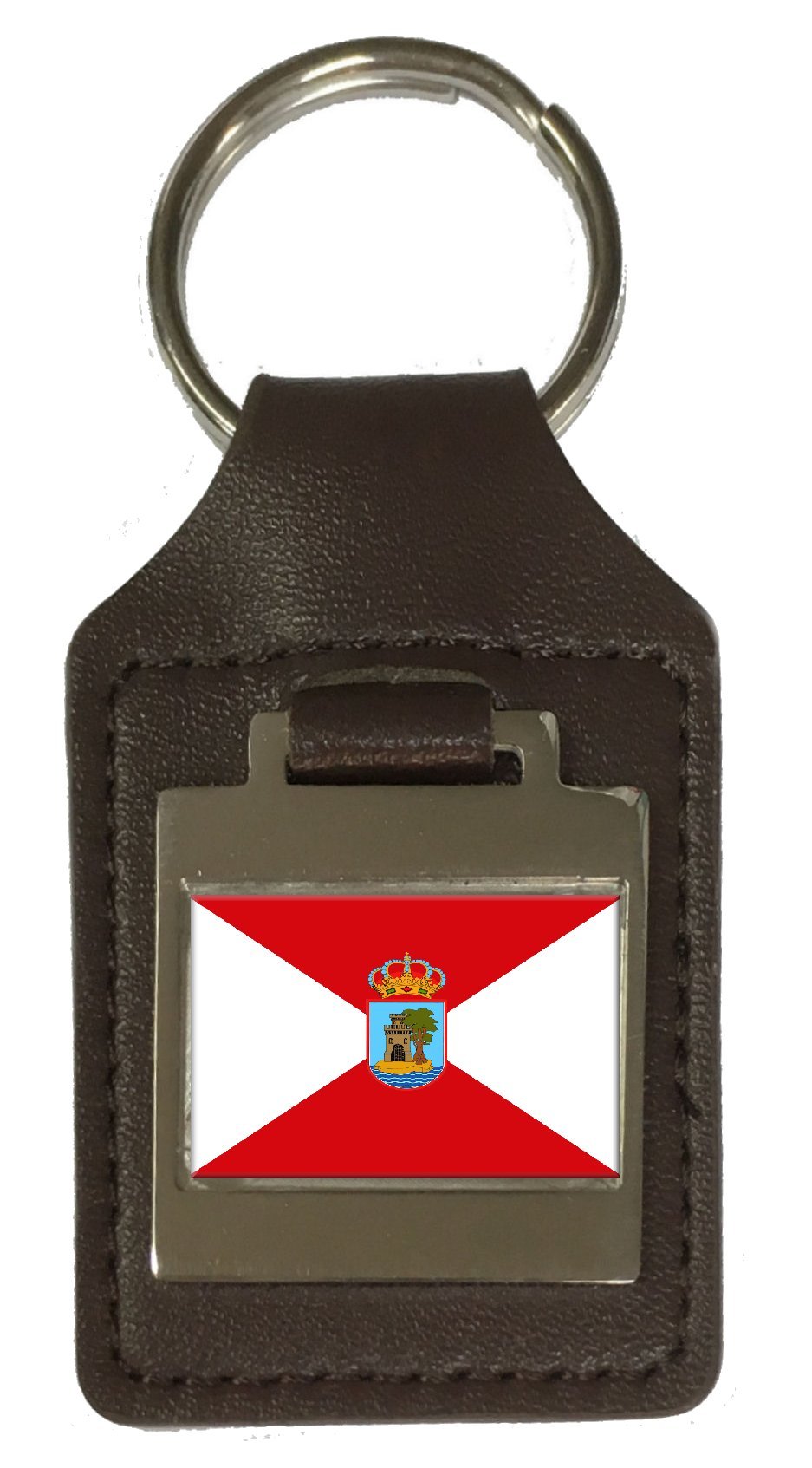 Porte-clés en cuir gravé Vigo Espagne pour ne plus perdre ses clés de voiture - 5