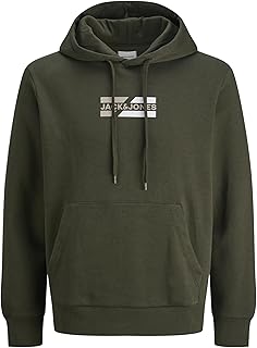 JACK & JONES Men's Jjecorp Graphic Sweat Hood Noos Hoodie