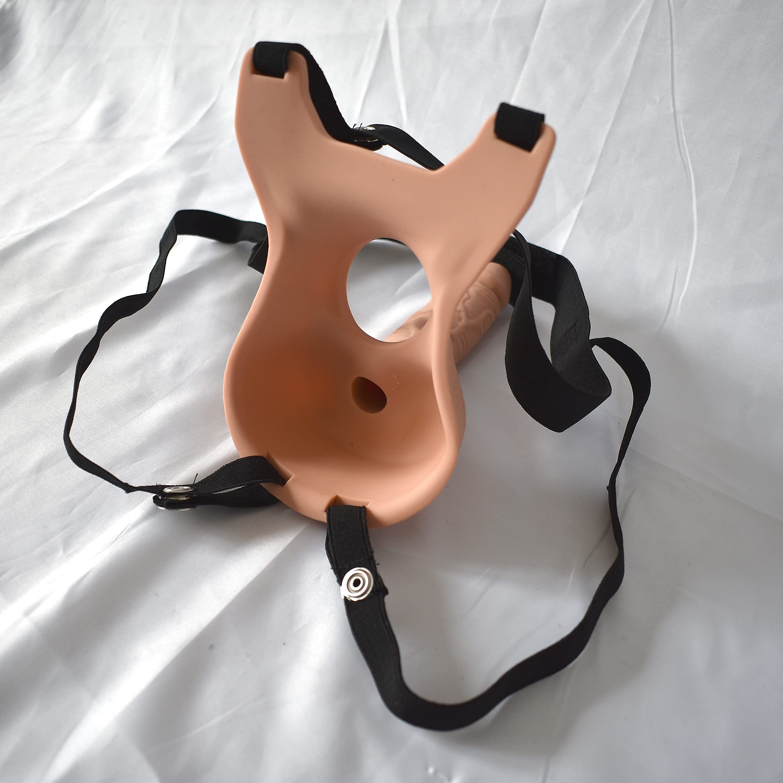 Slip Strap-On con Dildo Anale, Cockring & Stretcher per Uomo | Strap-on cavo per pegging & doppia penetrazione – imbracatura BDSM, femdom & giochi anali