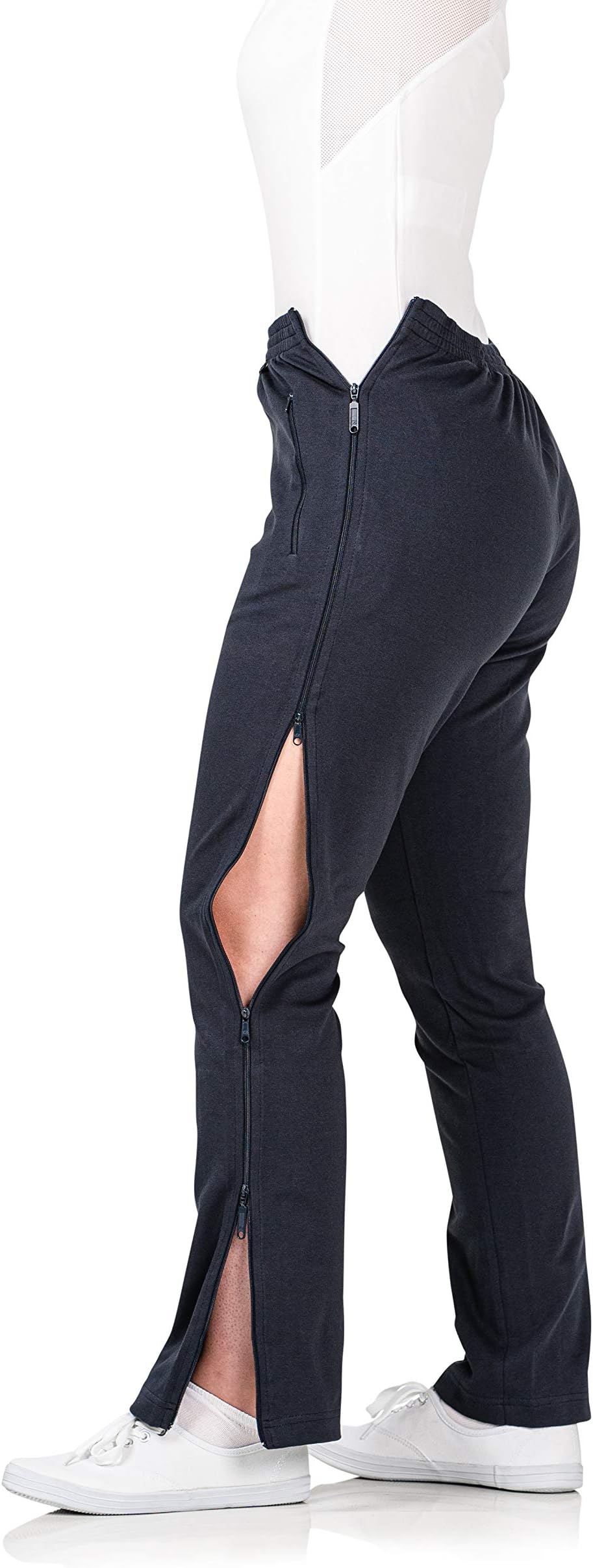 Stautz® Women's Premium Pants - for Functional Rehabilitation - 4-Way Zip - Full Side Opening Possible