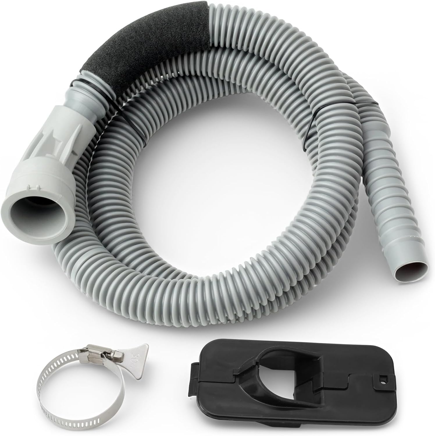 DC97-18682D Washer Drain Hose Assembly Compatible with Samsung Washing Machine WA45H7000AW WA45T3400AP, Replace DC97-18682B DC97-18682C DC97-18682E DC97-18682A Leak Proof Extended Drain Pipe