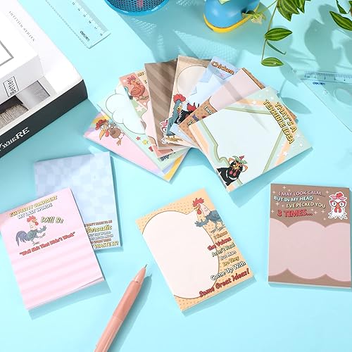 Miniatura 4 de Bloc de notas divertidos con refranes, suministros de oficina divertidos para lista de tareas, bloc de notas de trabajo divertido, bloc de notas