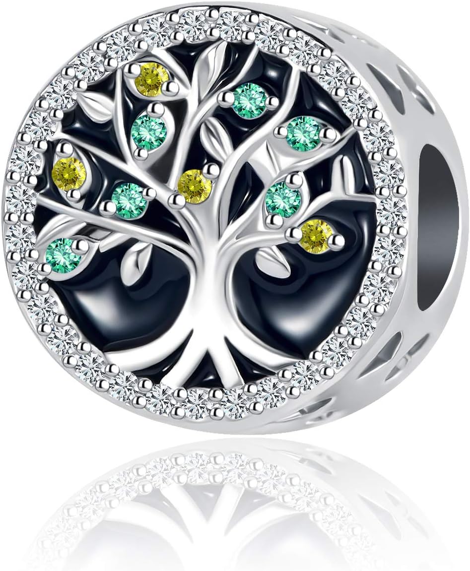 Circle of Life Charm Family Forever Tree of Life Bead for Pandora Bracelet