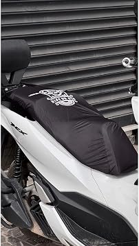 Motobros Rks Azure 50Cc ile Uyumlu Sele K l f  Kuru Kafa Desenli Para t Kuma
