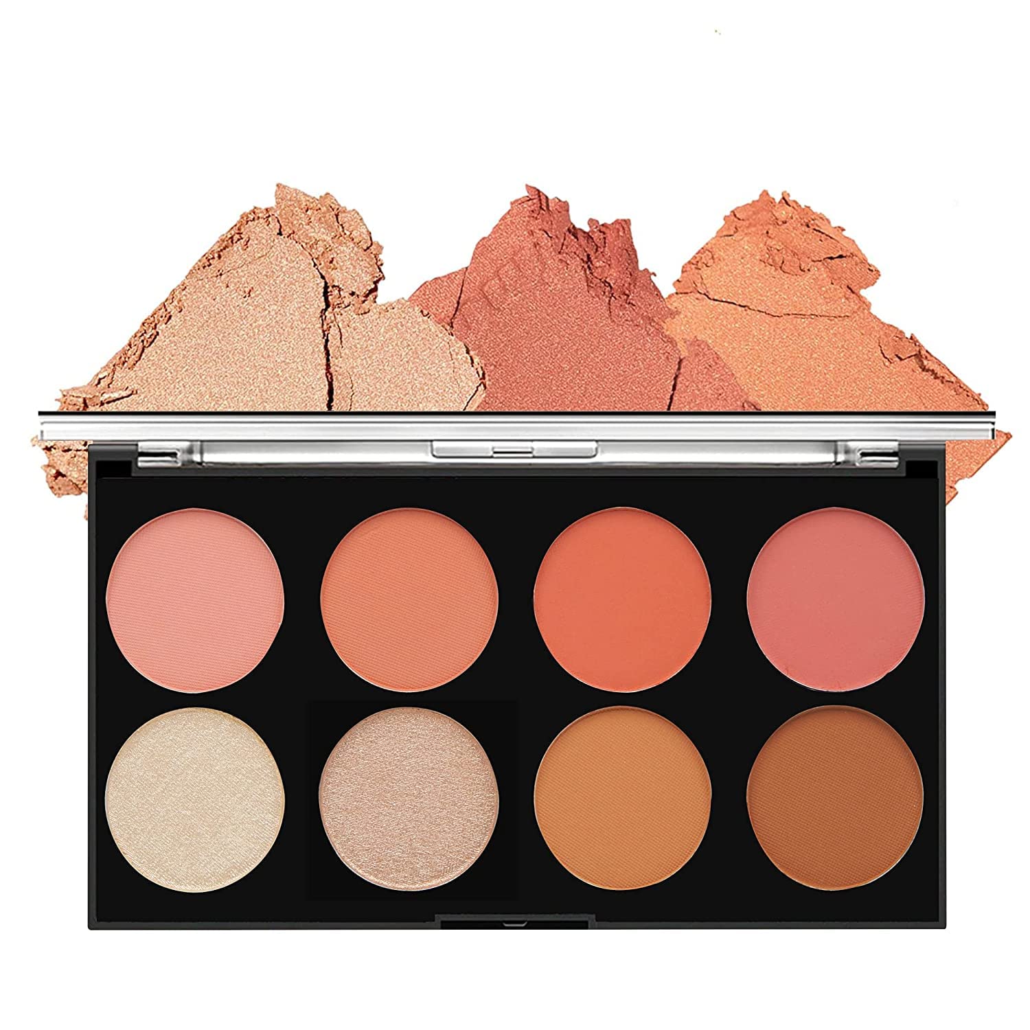 FIRSTZON 8 Color HD Glow Makeup Highlighting Combo Palette Highlighter